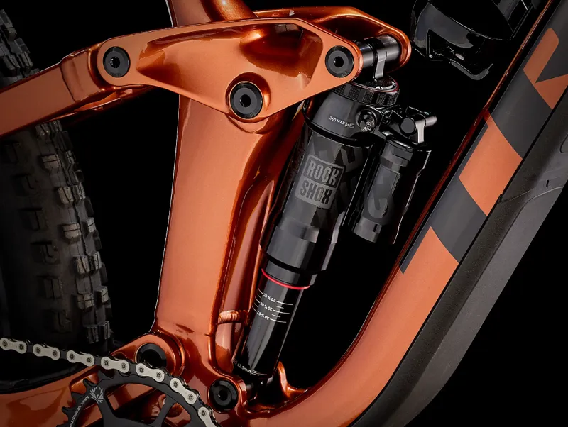 Trek Slash 8 GX 29 Full Suspension Mountain Bike 2023 in Pennyflake Orange-7